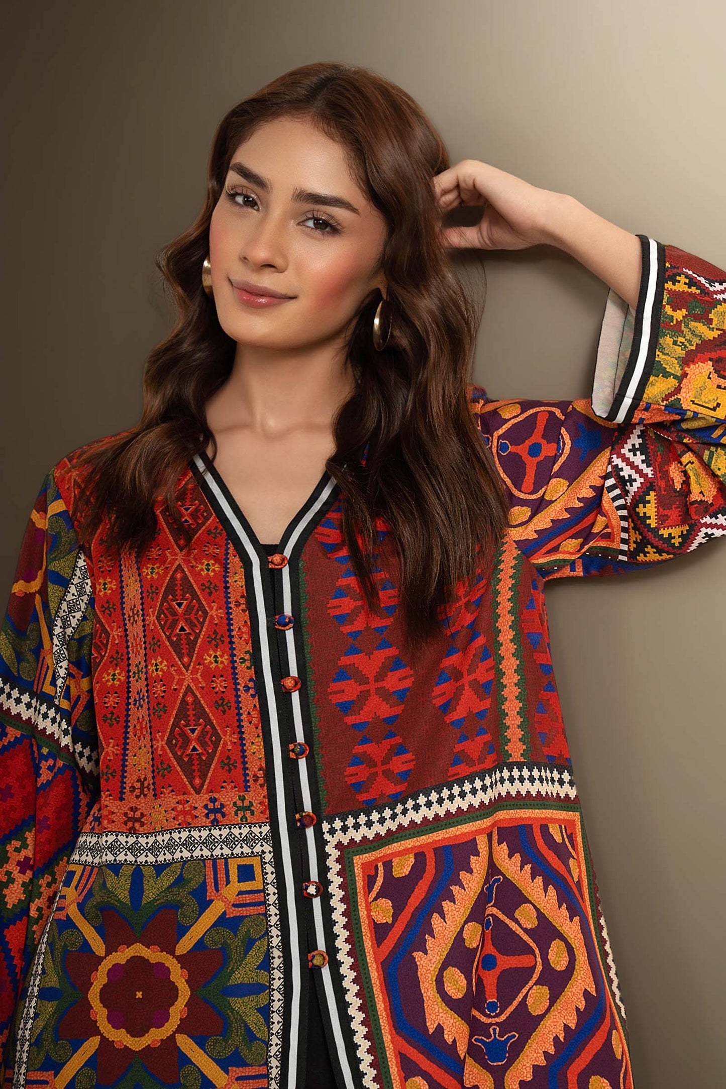 Printed Georgette Shirt