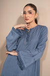 2 Pc Dyed Denim Suit