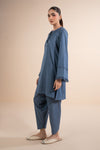 2 Pc Dyed Denim Suit