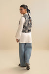 Embroidered Denim Waistcoat