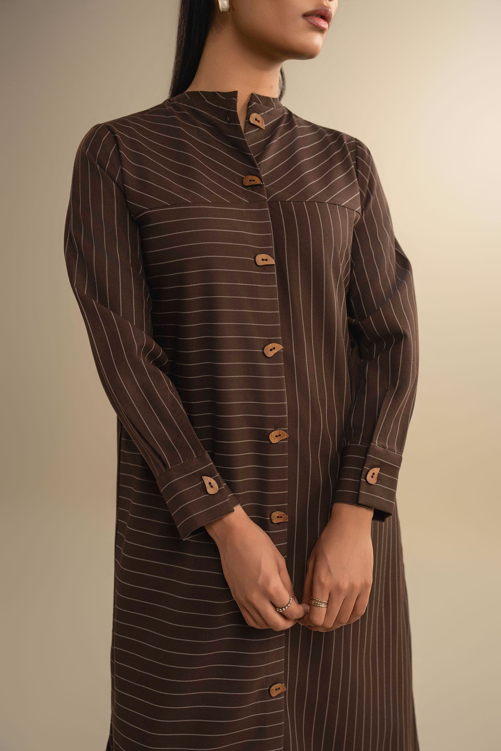 2 Pc Dyed Pinstripe Suit