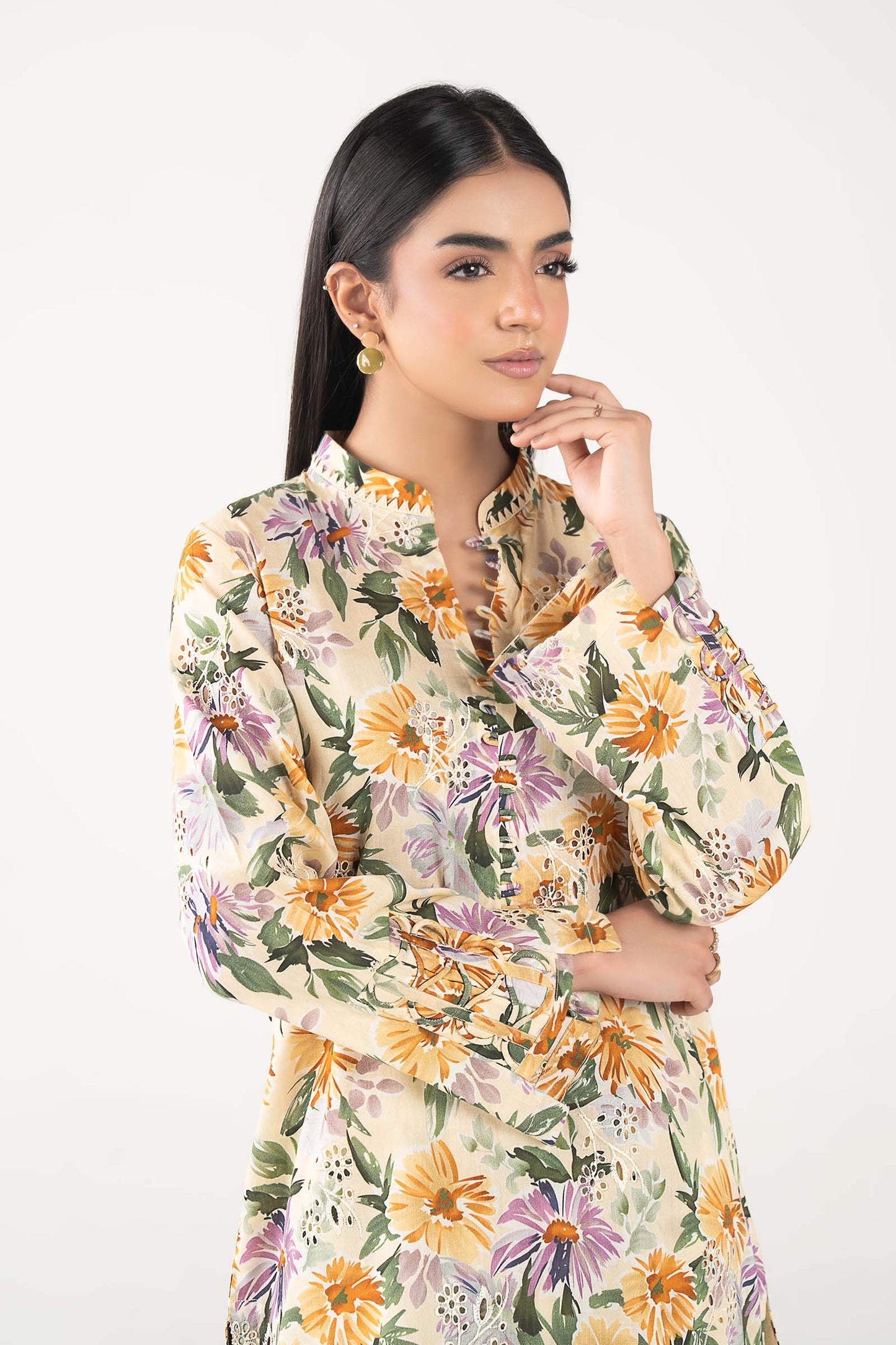 2 Pc Embroidered Suit