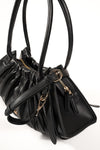 Gathered Hobo Bag