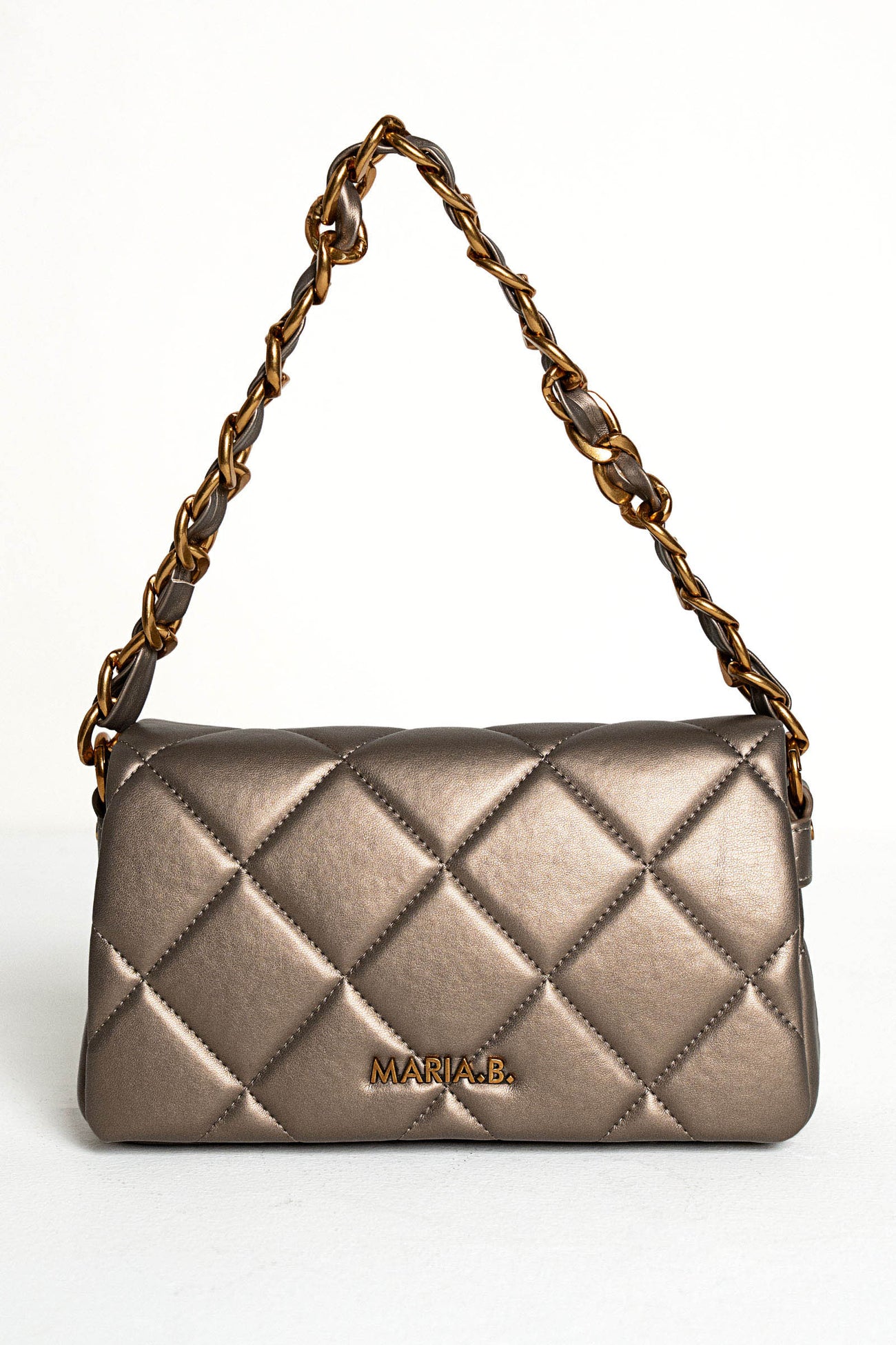 Quilted Messenger Bag