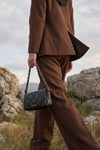 Quilted Messenger Bag