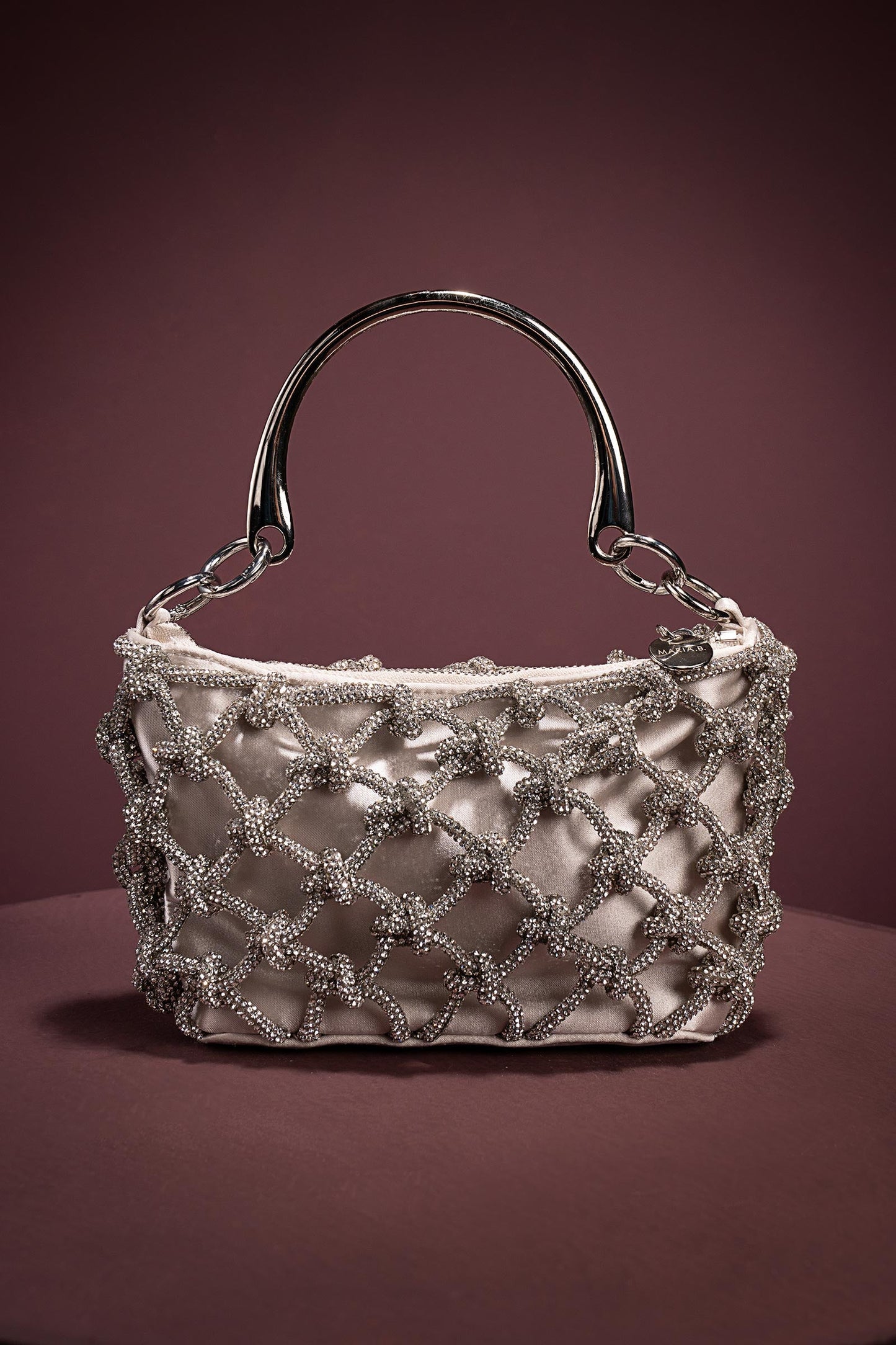 Crystals Knotted Bag