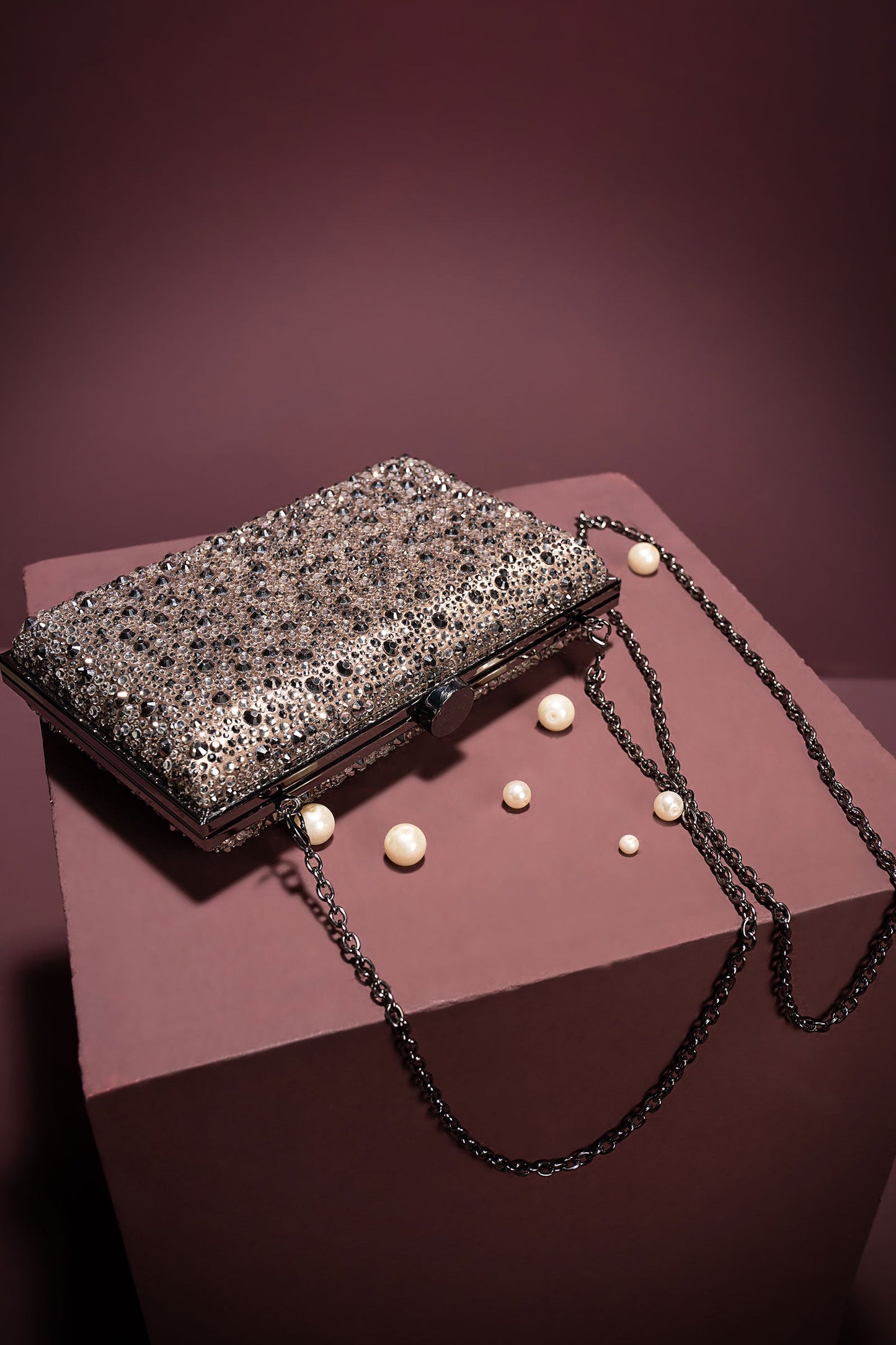 Sparkling Rectangle Clutch