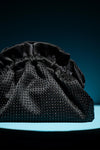 Ruched Pearl Clutch