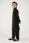 2 Piece Embroidered Blended Suit