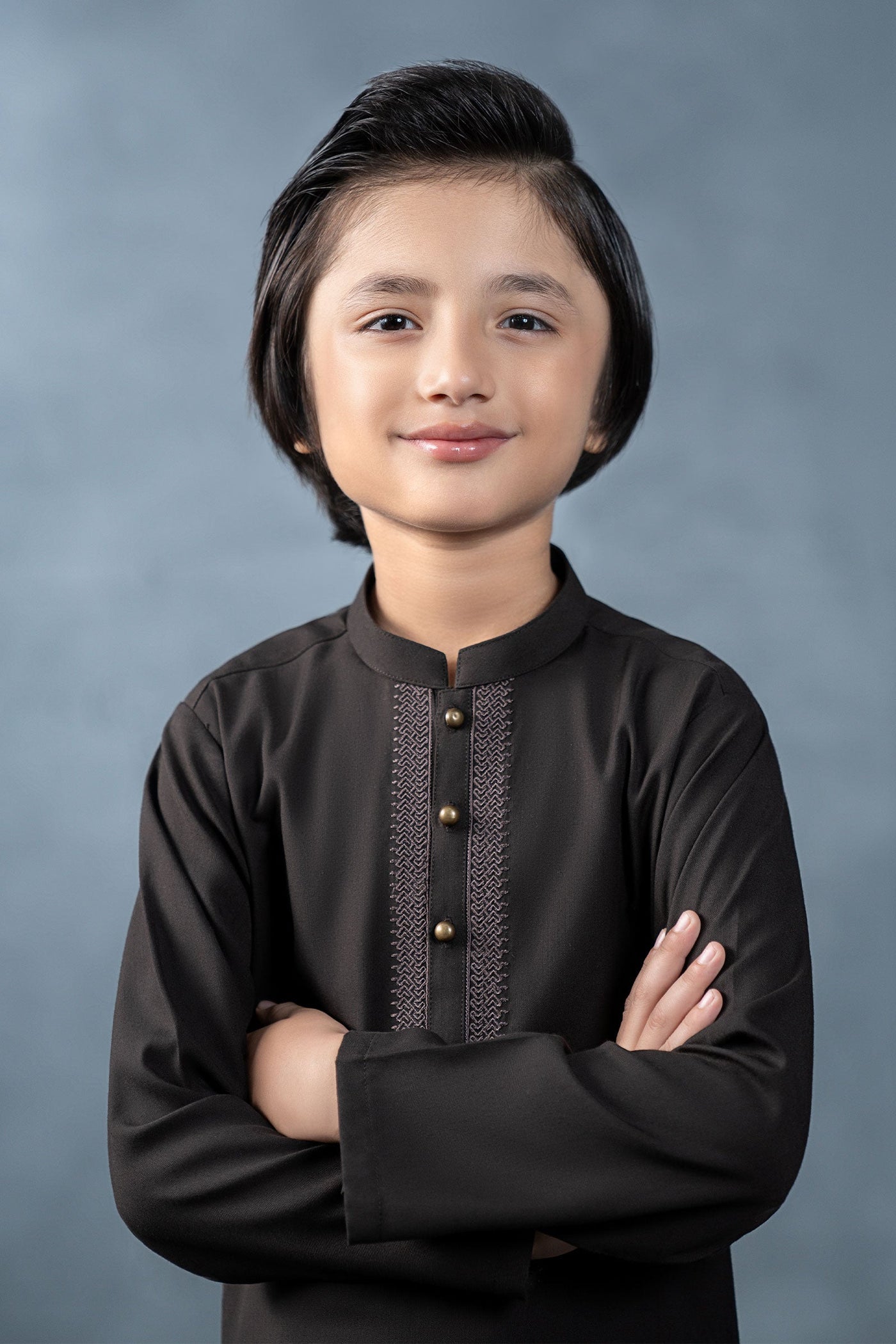 Embroidered Blended Kurta