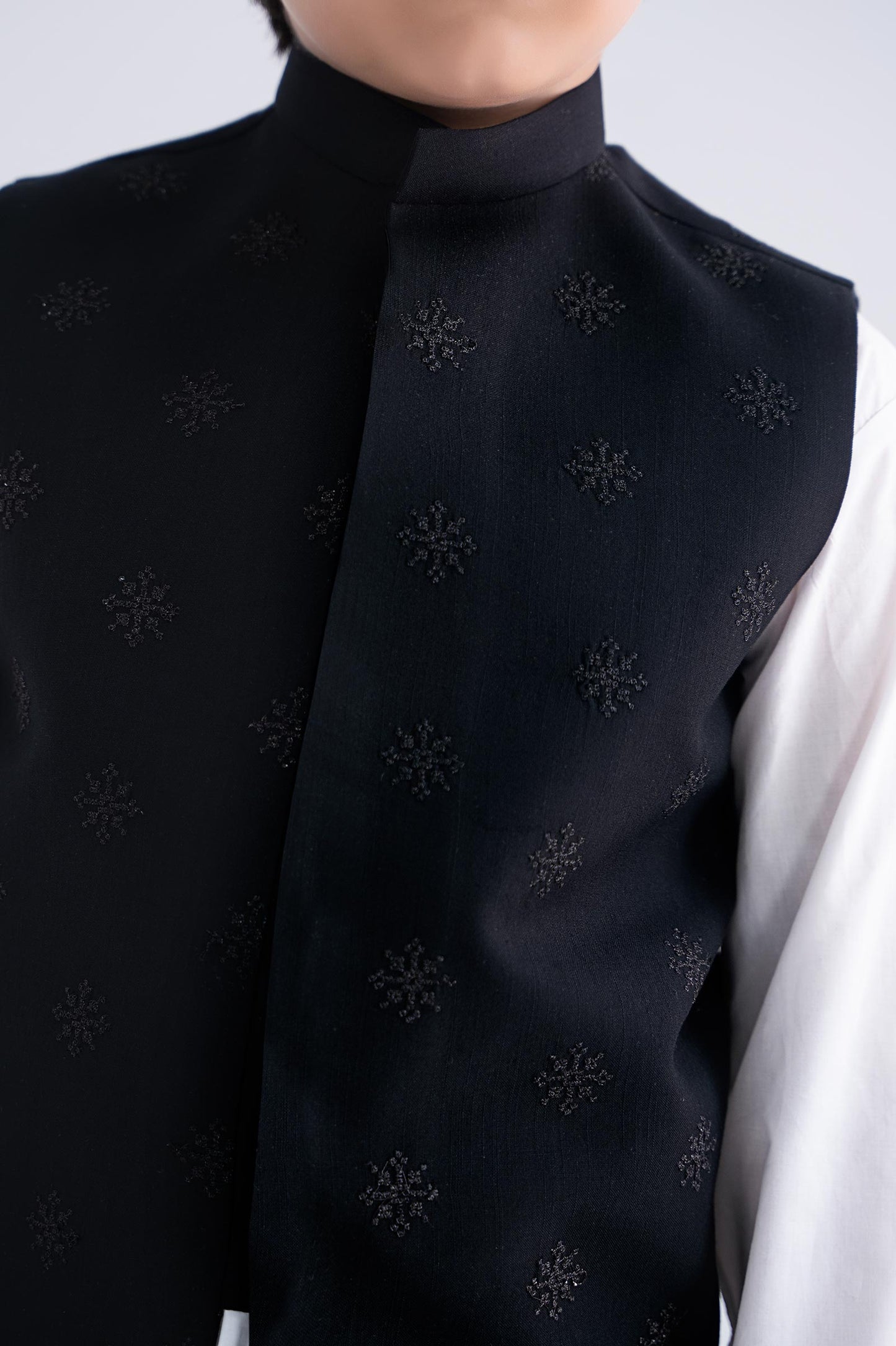 Blended Black Waistcoat
