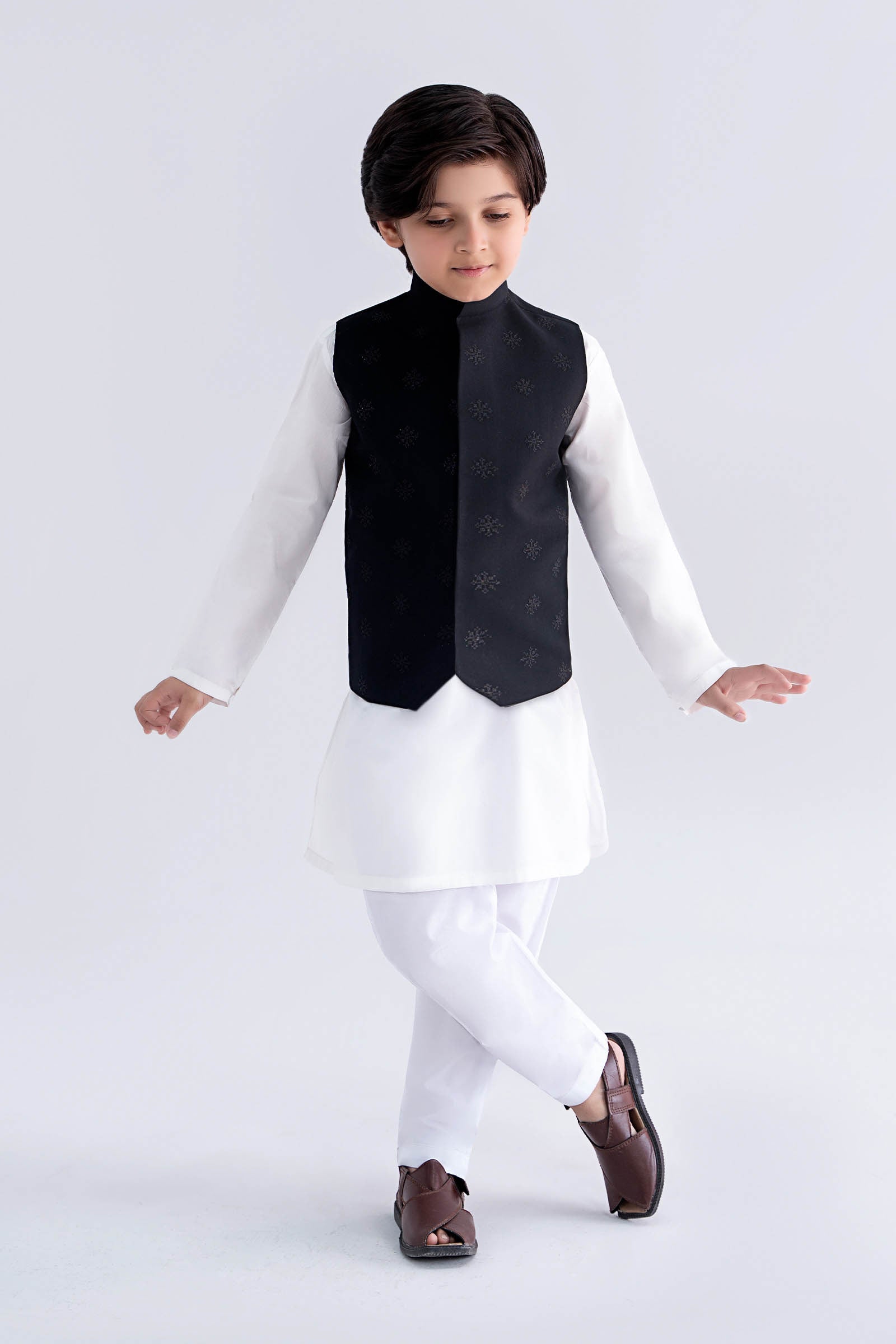 Blended Black Waistcoat