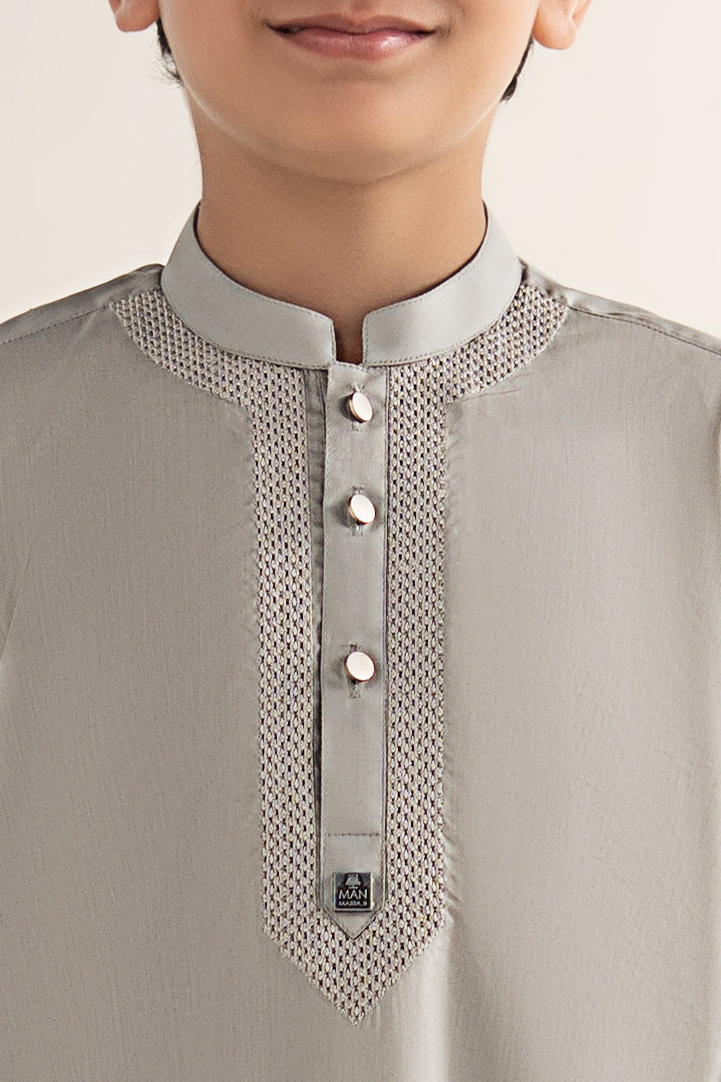Embroidered Blended Kurta