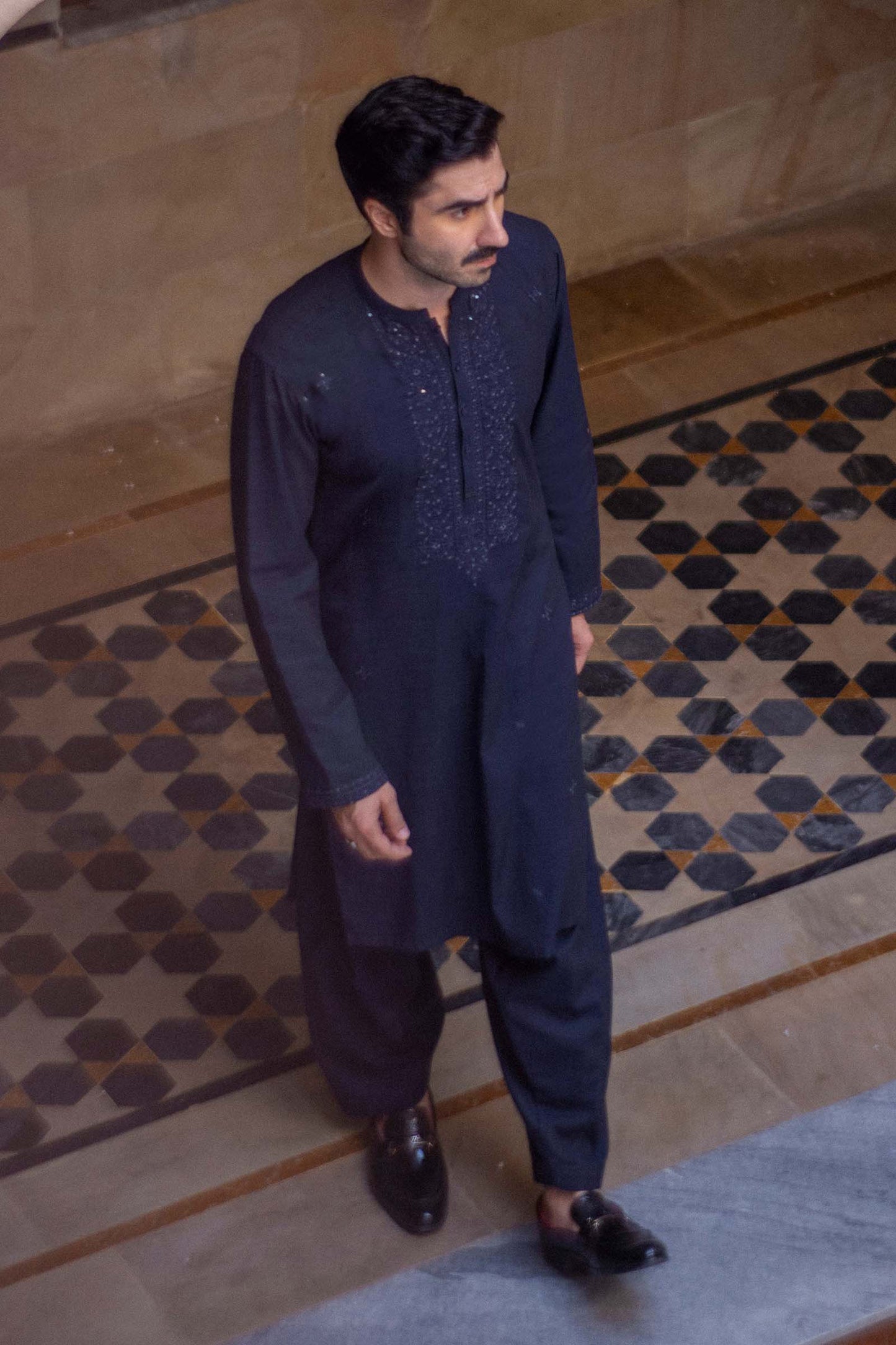 2 Piece Blended Khaddar Suit
