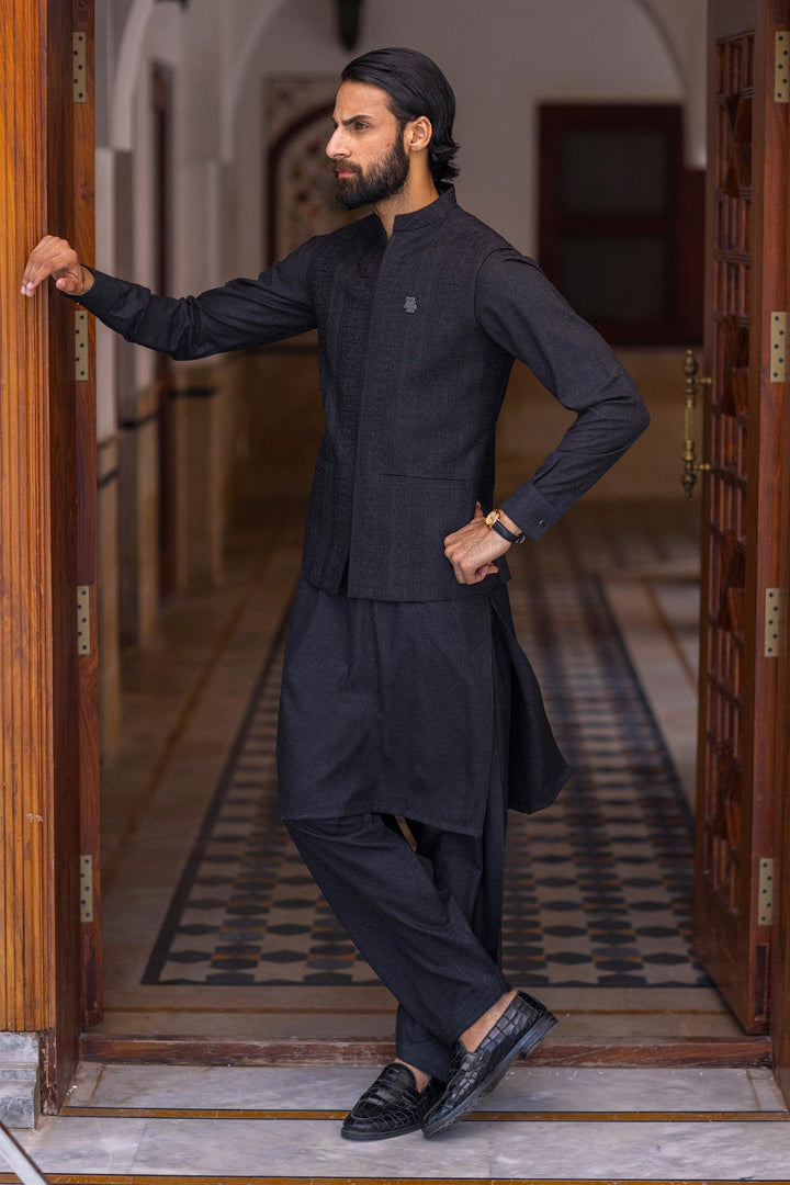 3 Piece Markhor (Polo) Wool Suit All Products M3PW005-SML-CHR