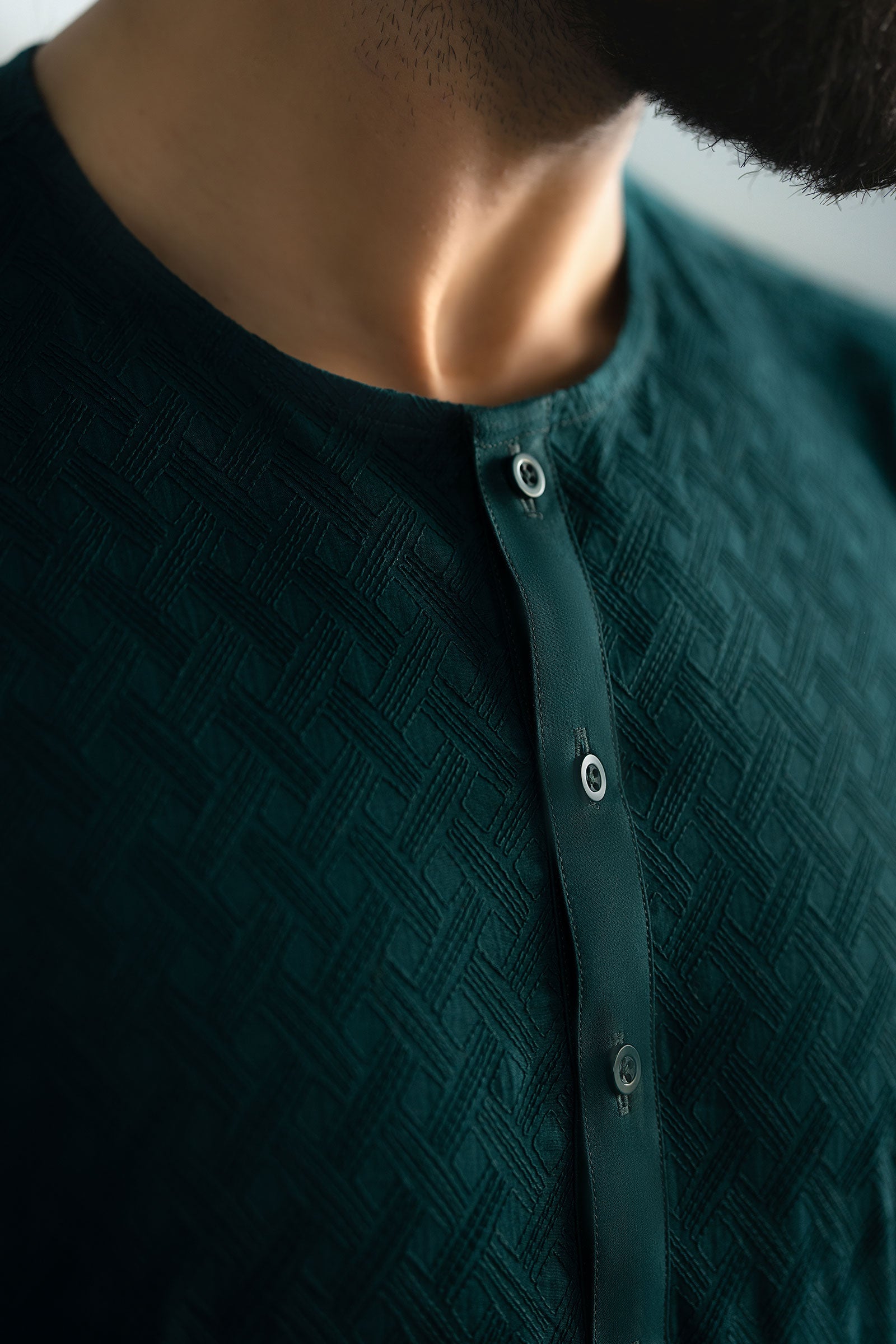 Embroidered Cotton Kurta