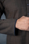 Nova Yarn Dyed Khaddar Kurta