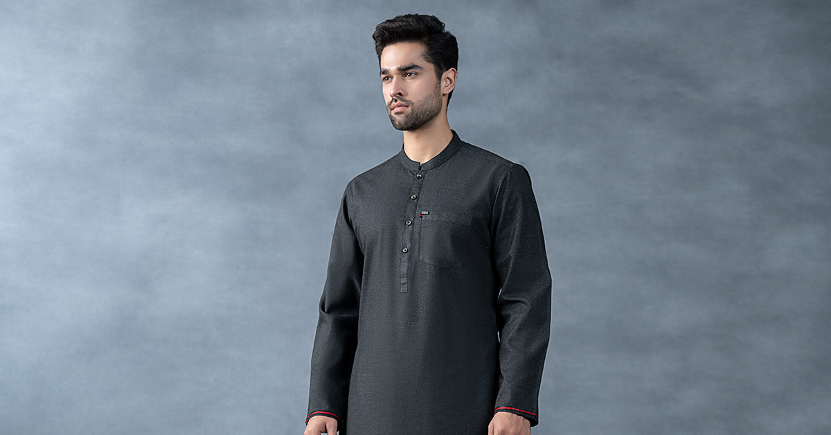 Nova Yarn Dyed Khaddar Kurta