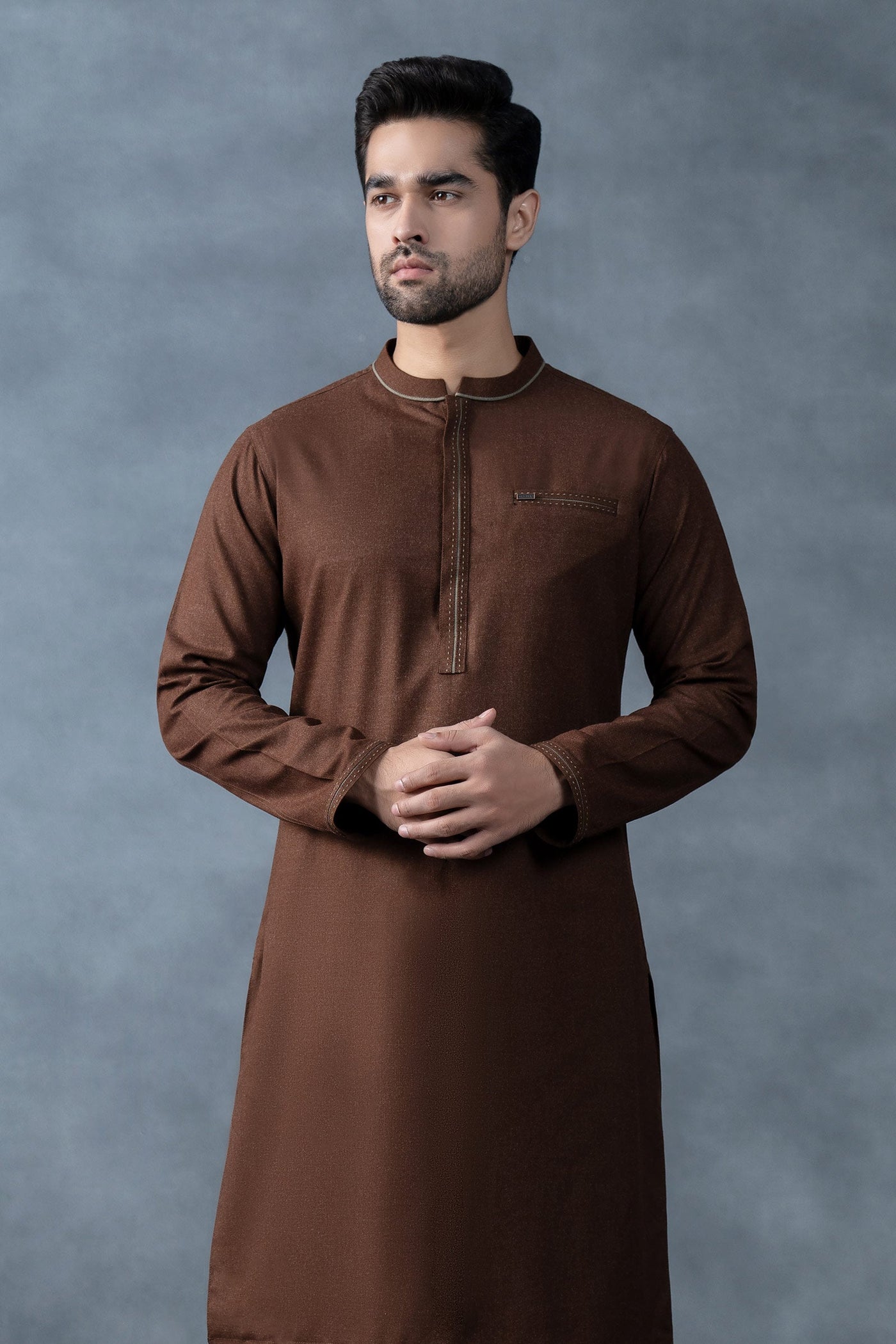 Nova Yarn Dyed Khaddar Kurta