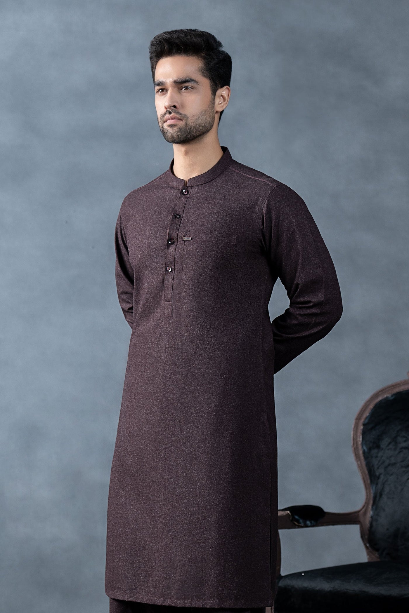 Nova Yarn Dyed Khaddar Kurta