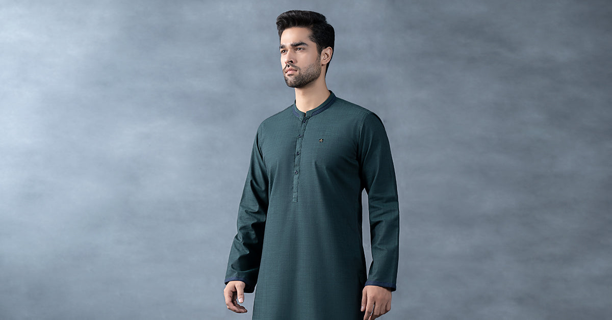 Nova Yarn Dyed Khaddar Kurta