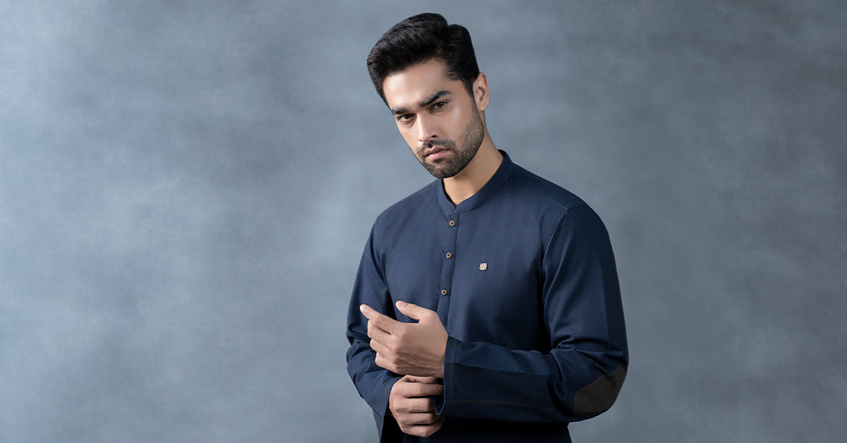 Nova Yarn Dyed Khaddar Kurta