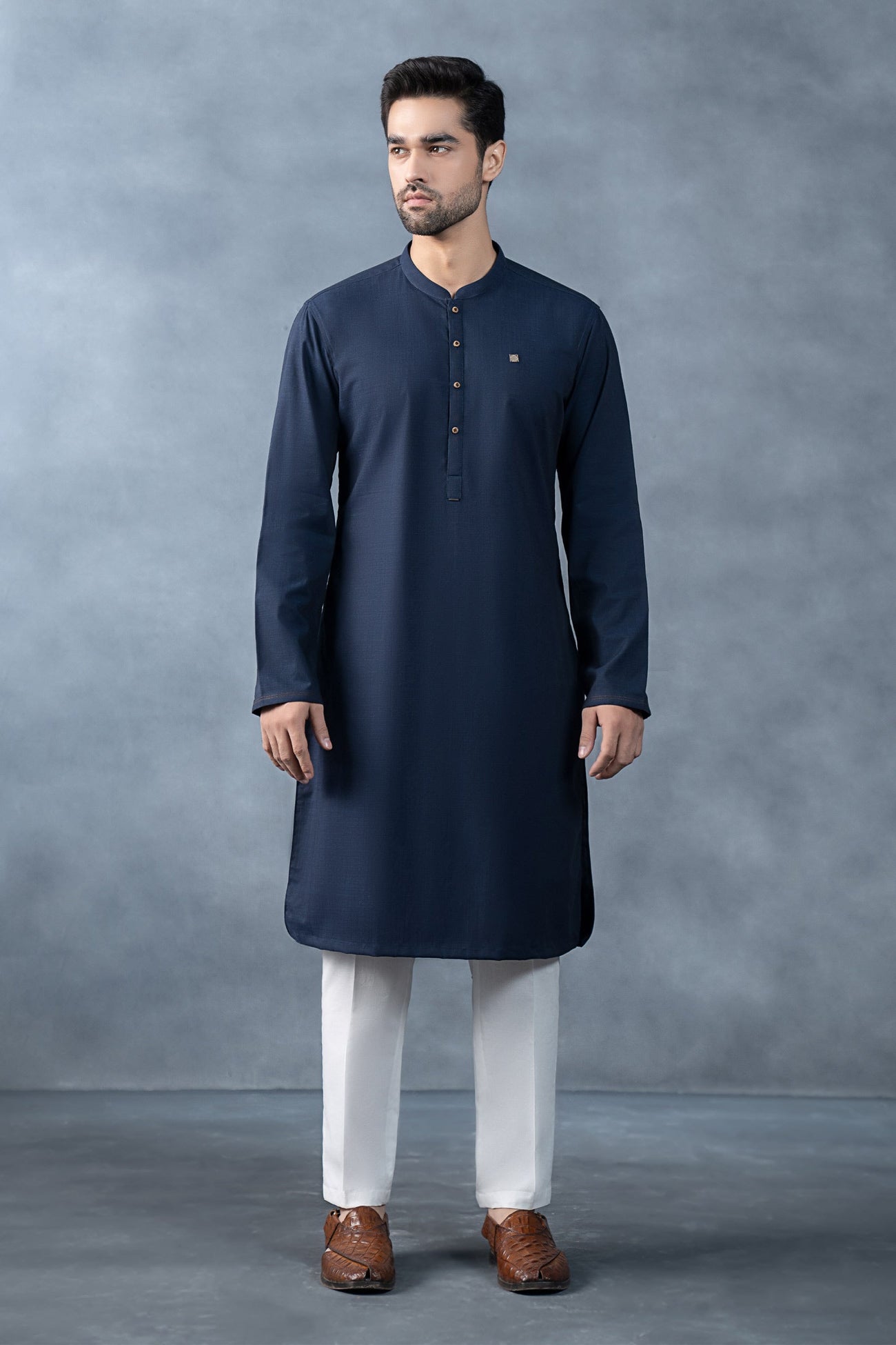 Nova Yarn Dyed Khaddar Kurta