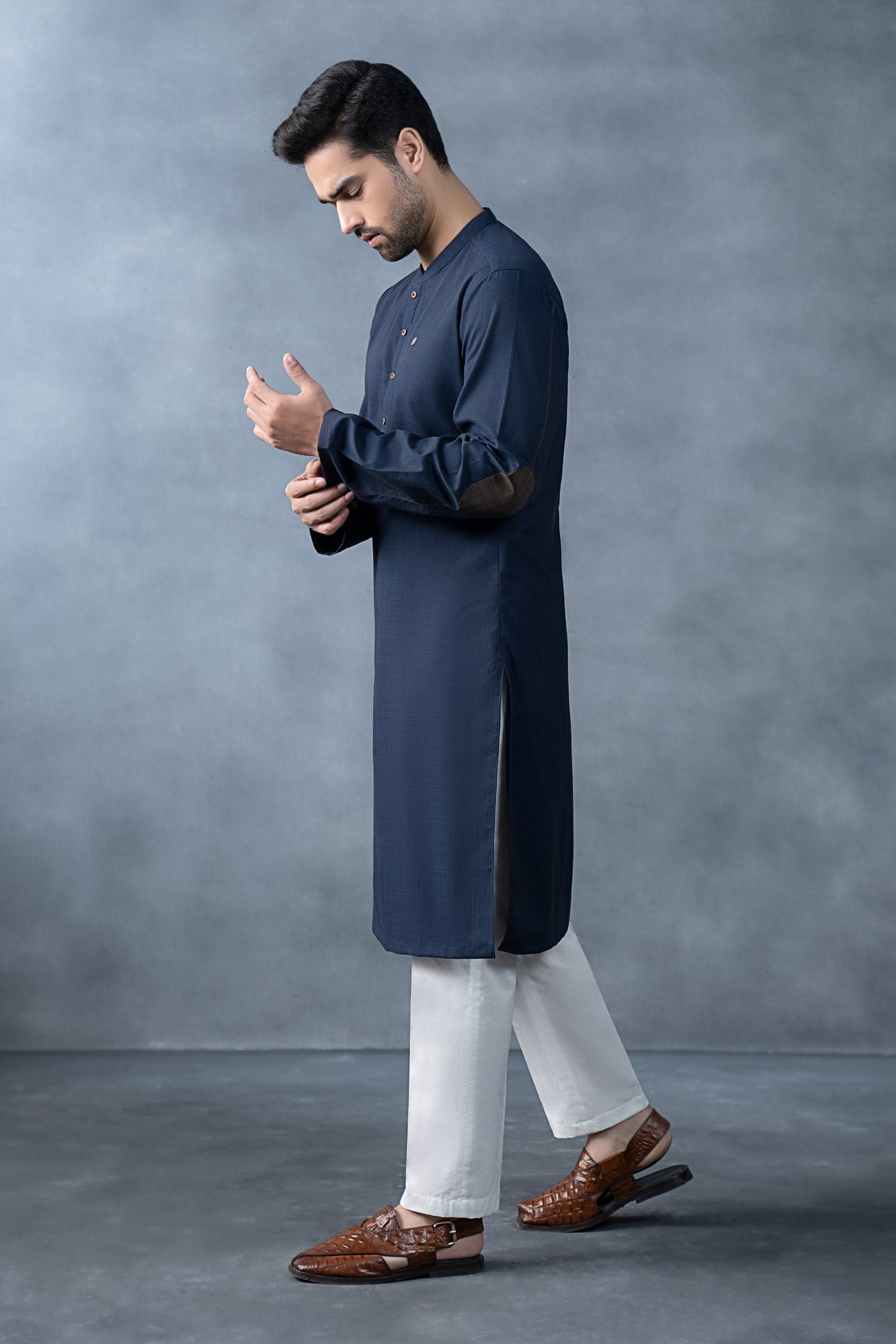Nova Yarn Dyed Khaddar Kurta