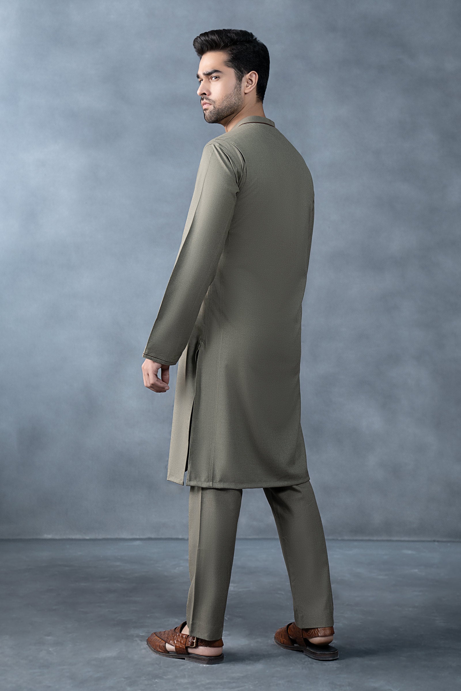 Nova Yarn Dyed Khaddar Kurta