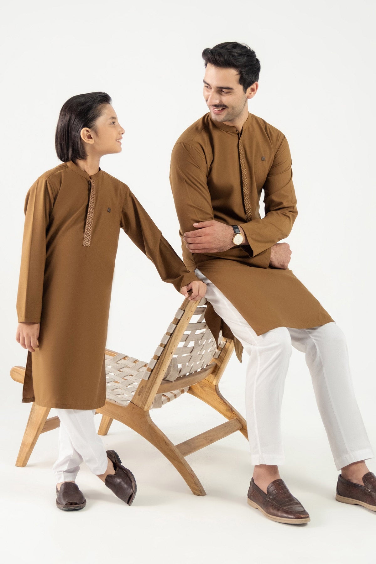 Embroidered Blended Kurta