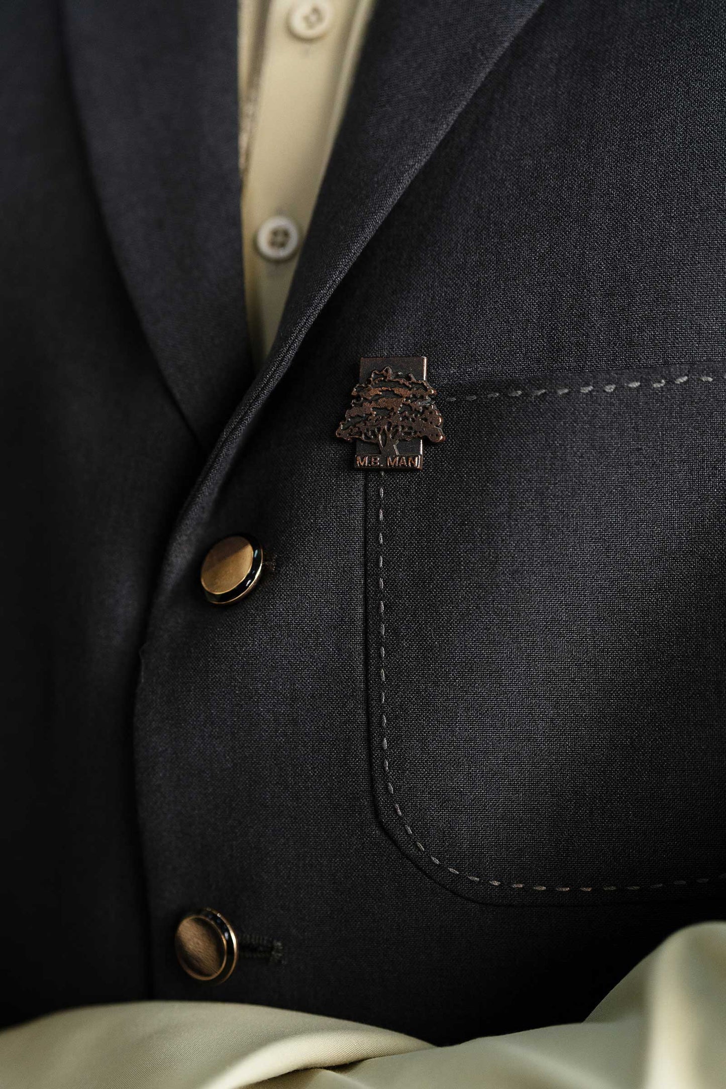 Blended Midnight Waistcoat