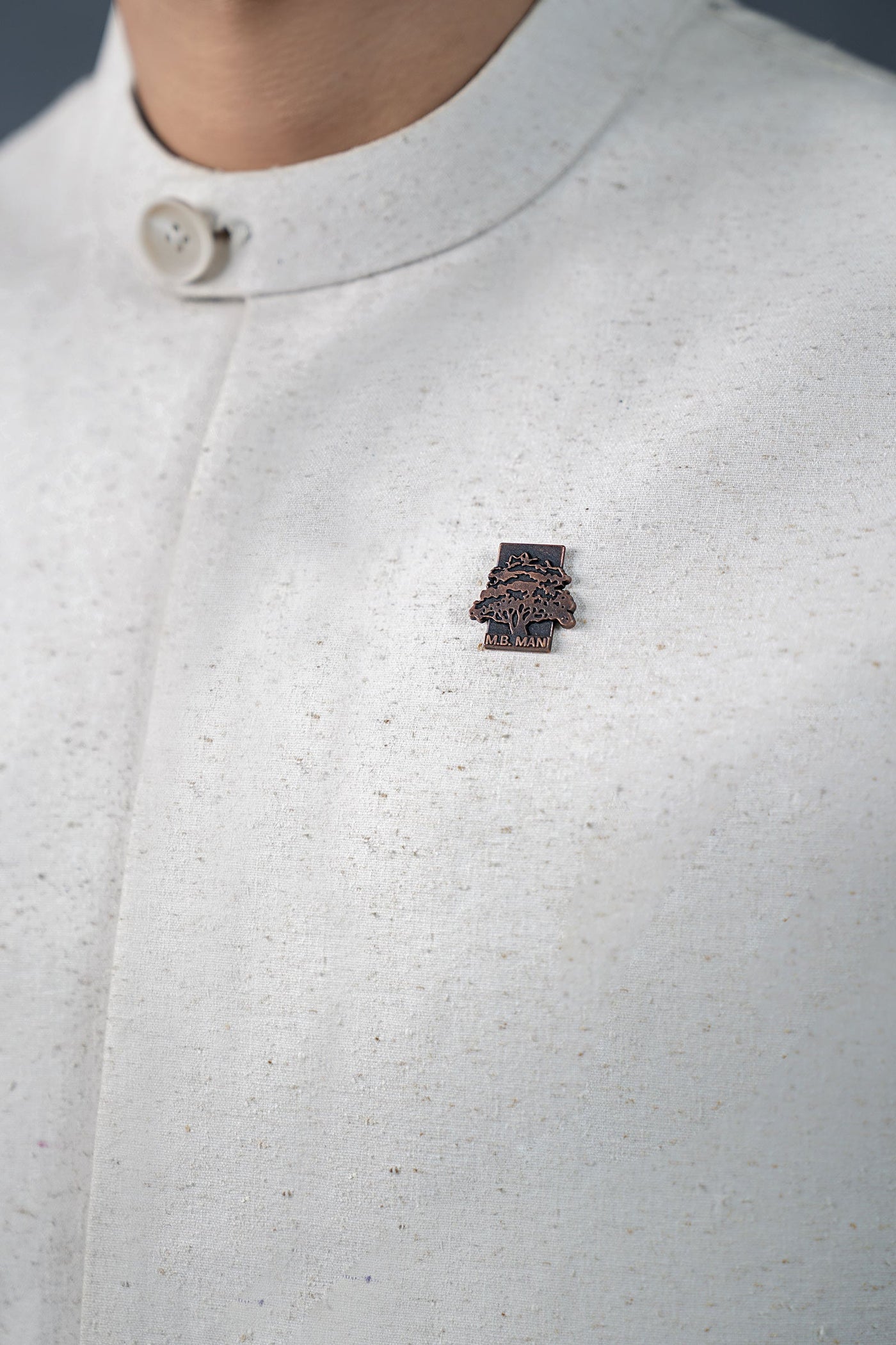 Natural Karandi Waistcoat