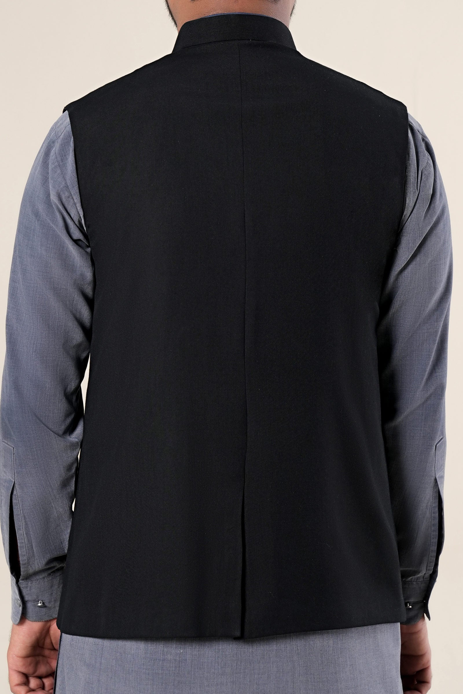 Blended Black Waistcoat