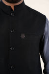 Blended Black Waistcoat