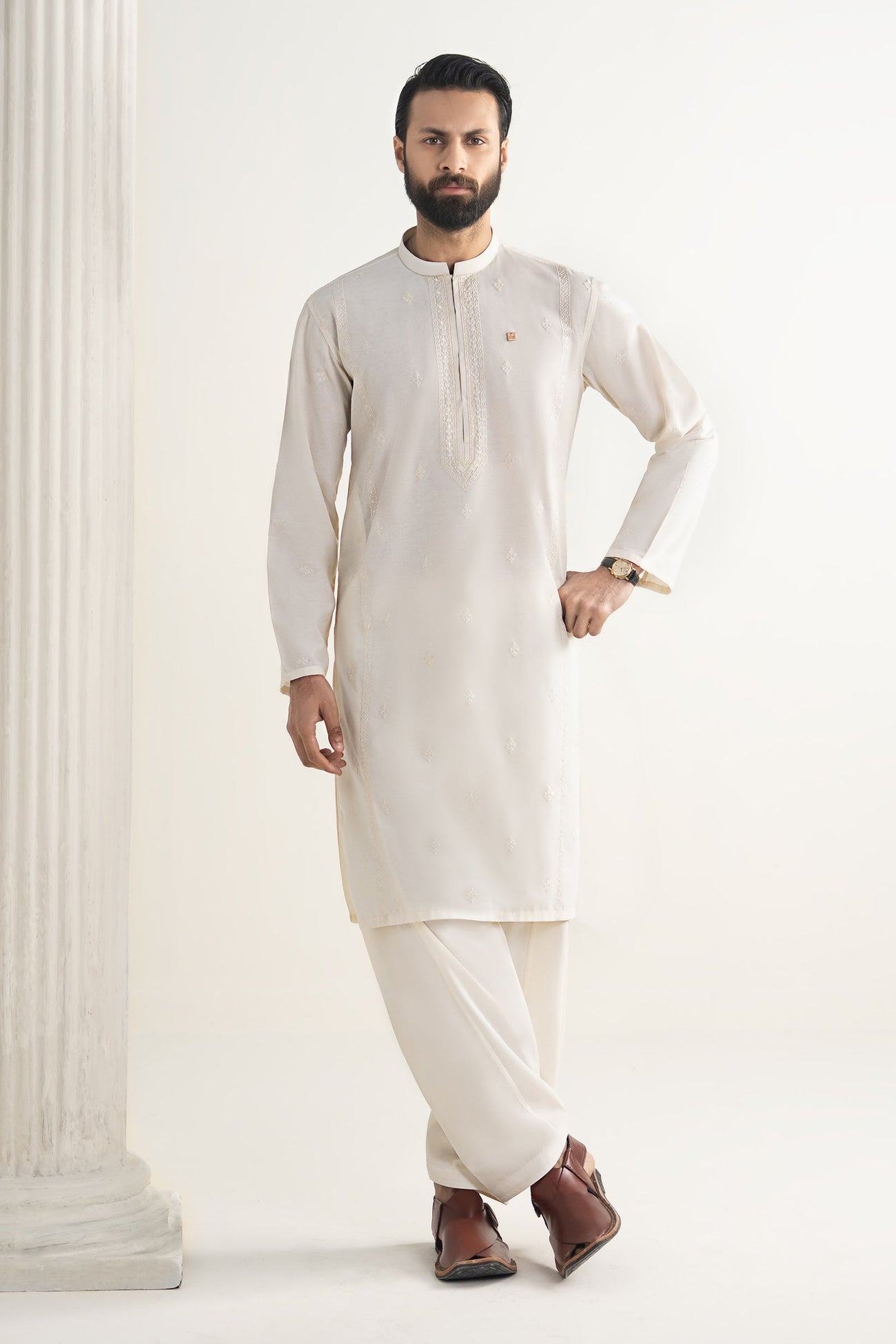 2 Piece Cotton Karandi Suit