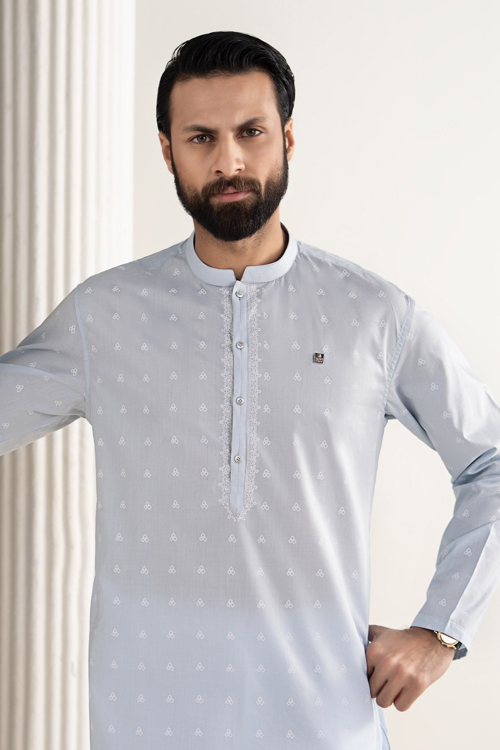 Printed Blended Kurta