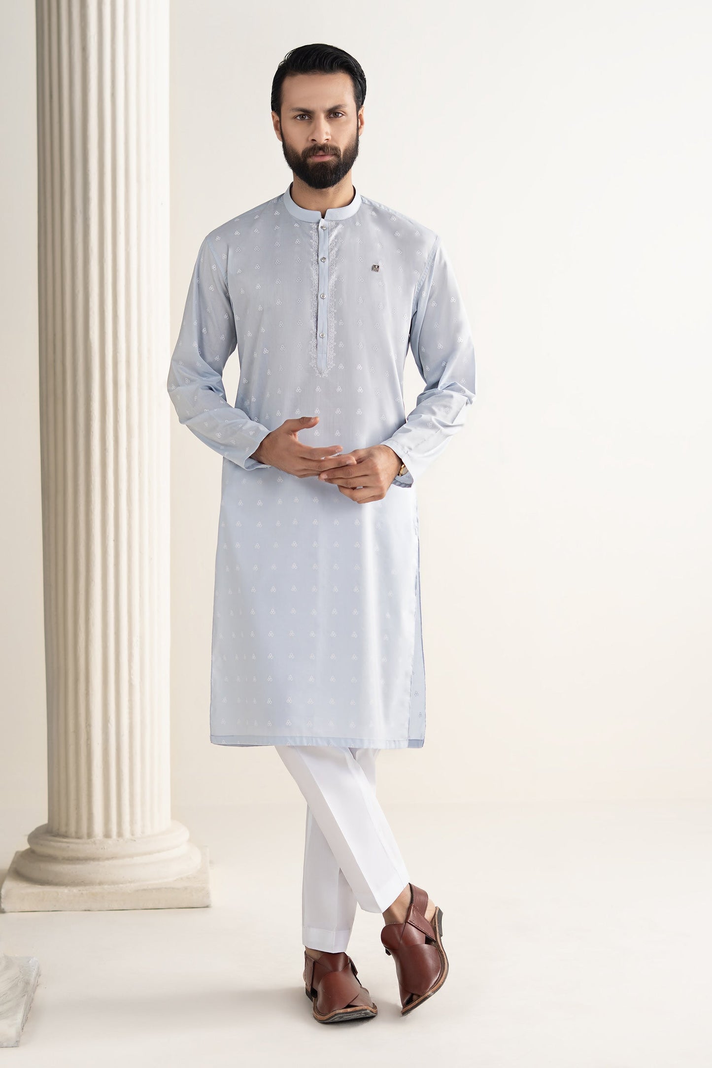Printed Blended Kurta