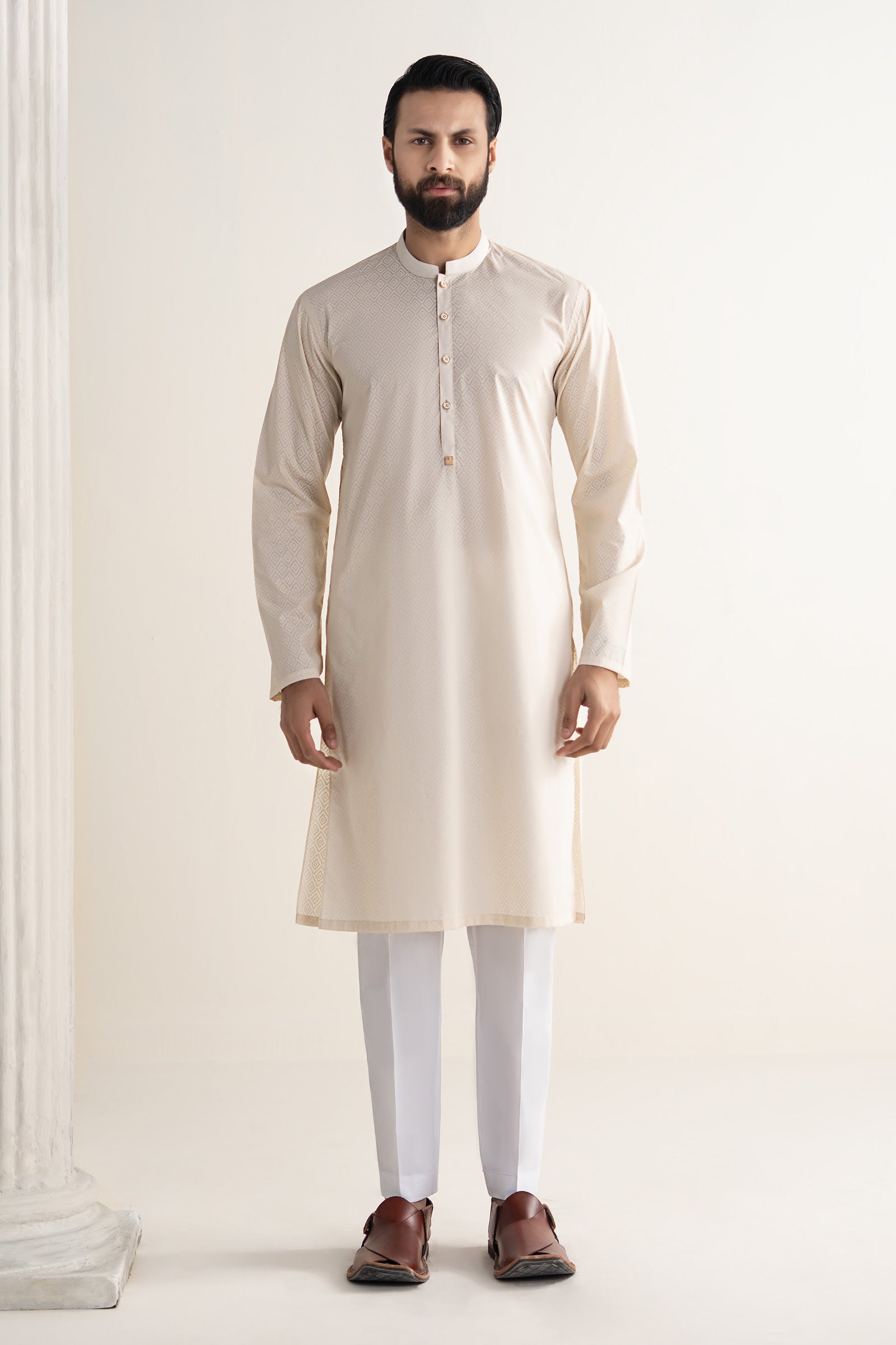Printed Blended Kurta
