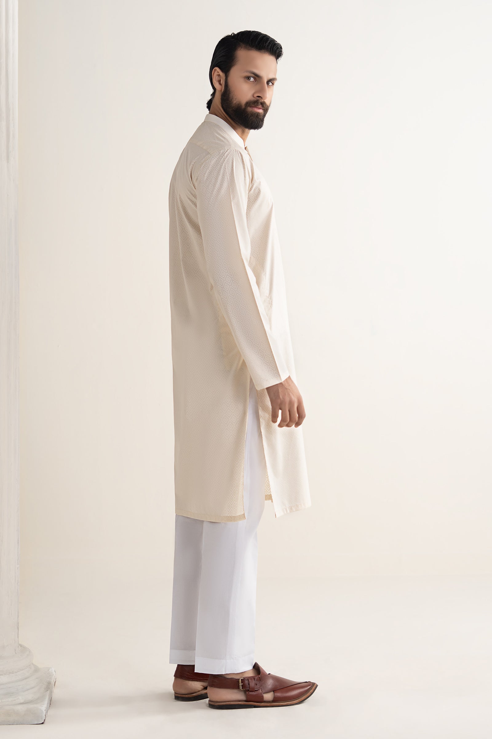 Printed Blended Kurta