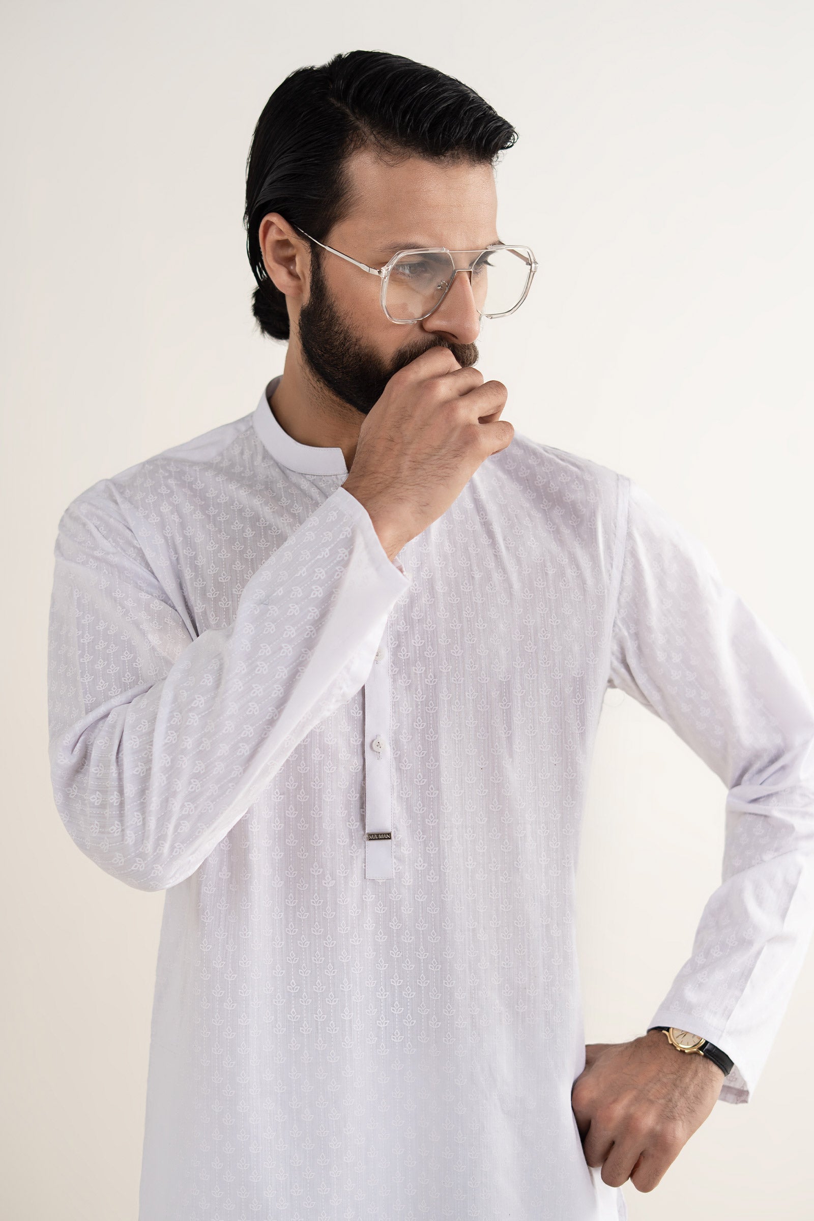 Printed Blended Kurta