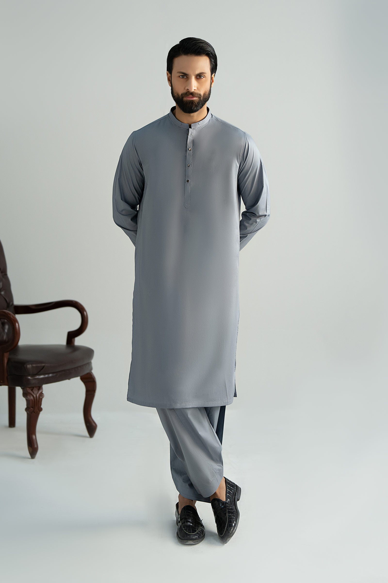2 Piece Cotton Suit