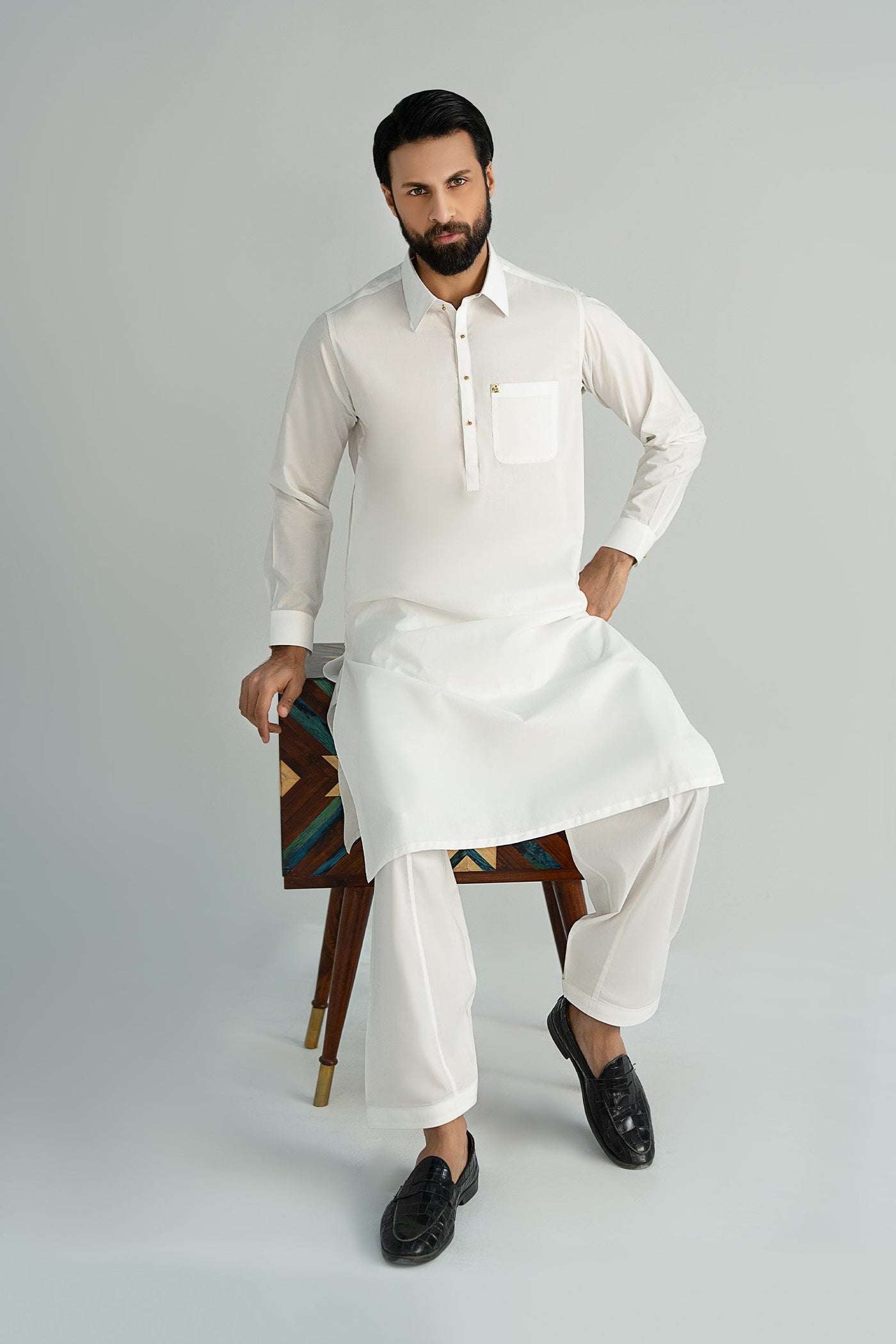 2 Piece Cotton Suit