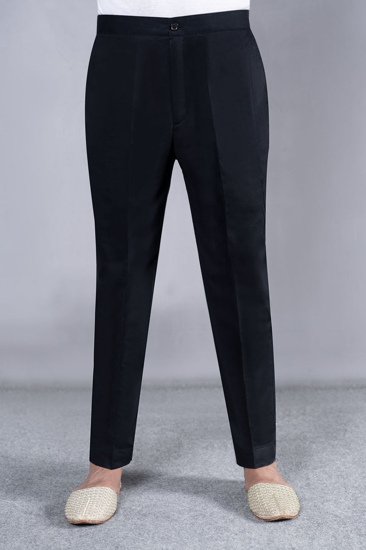 Raya Dyed Cotton Trouser All Products MBTR019-SML-BLK