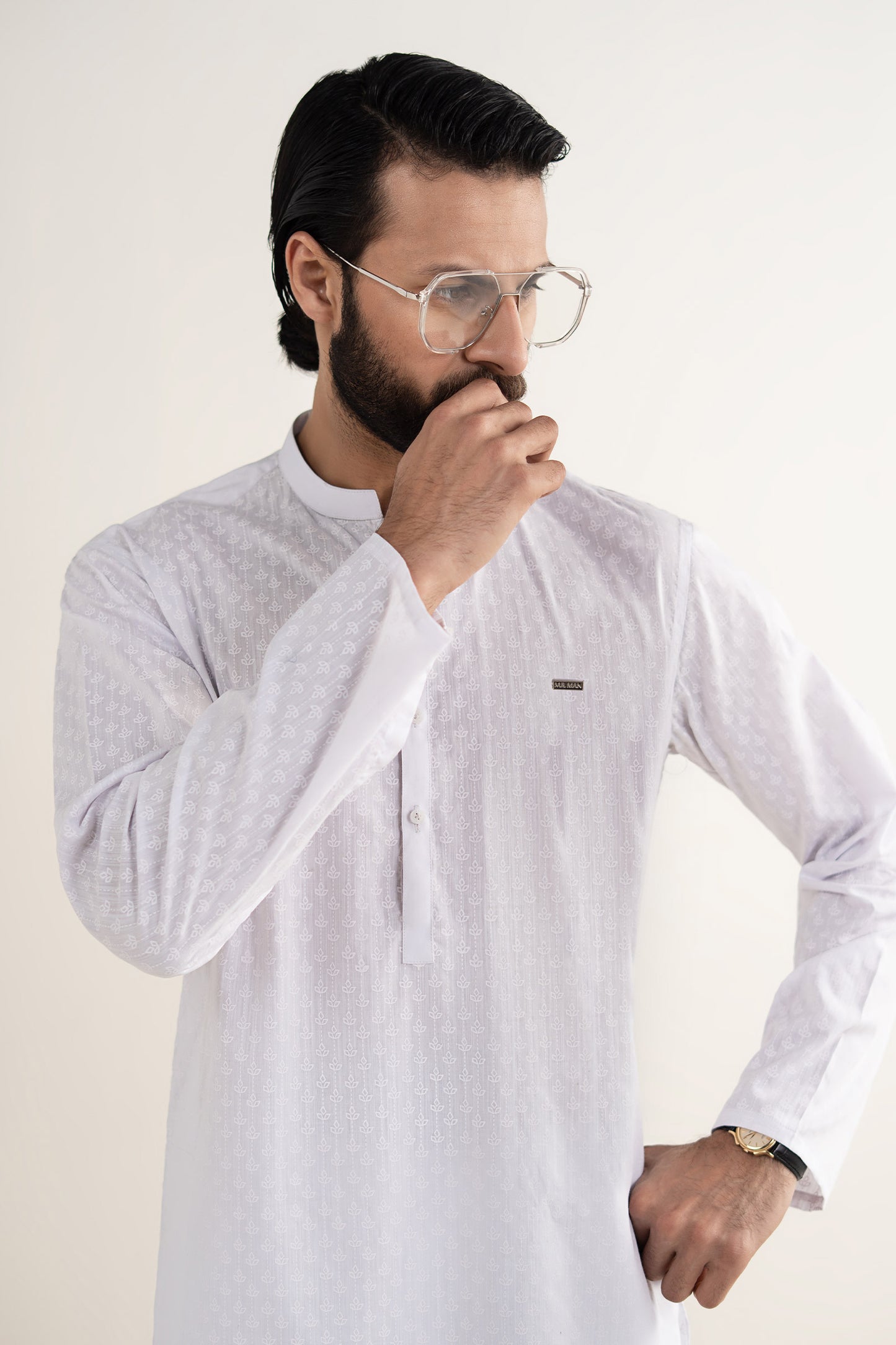 Printed Blended Kurta