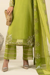 3 Piece Embroidered Organza Suit