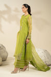 3 Piece Embroidered Organza Suit