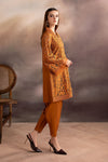 3 Piece Embroidered Bamber Raw Silk Suit