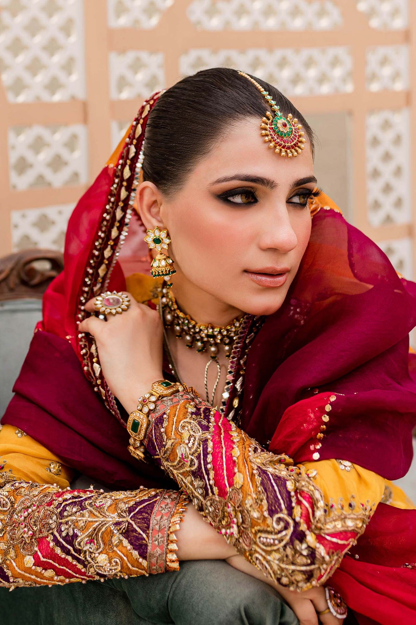 Maria B. Couture Mustard Yellow MC-905