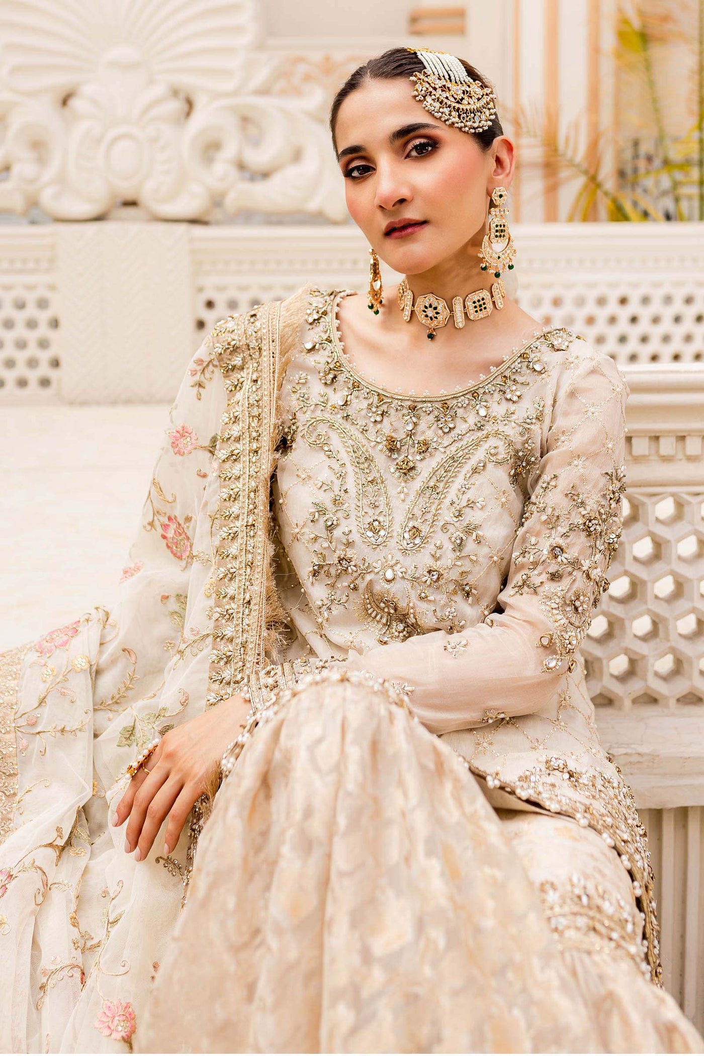 Maria B. Couture Ivory Gold MC-906