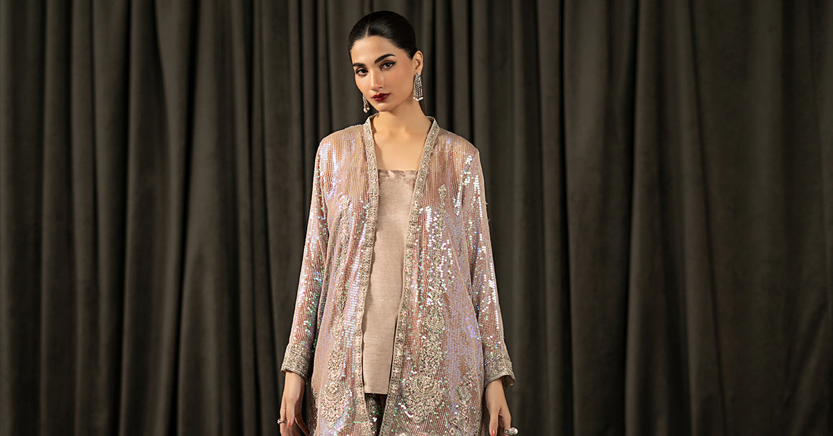 3 Piece Embroidered Bamberg Chiffon Suit